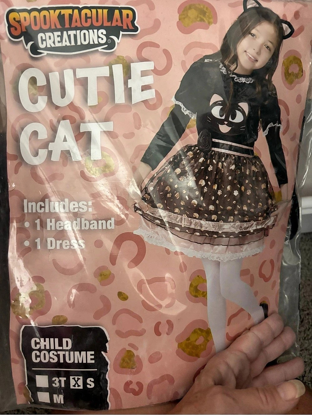 Spooktacular Creations Cutie Cat Costume Girls 3T